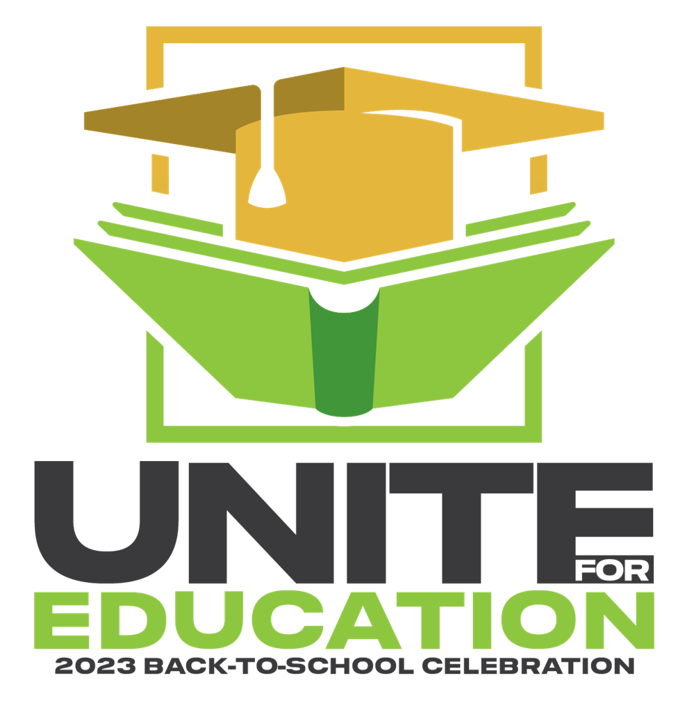 image of graduation cap and book; text: unite for education 2023 back to school celebration image of graduation cap and book; text: unite for education 2023 back to school celebration